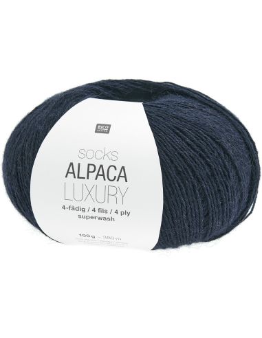 Alpaka Luxury 4-fädige Sockenwolle Rico Design