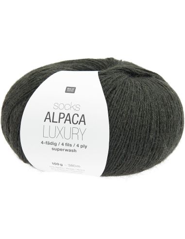 Alpaka Luxury 4-fädige Sockenwolle Rico Design