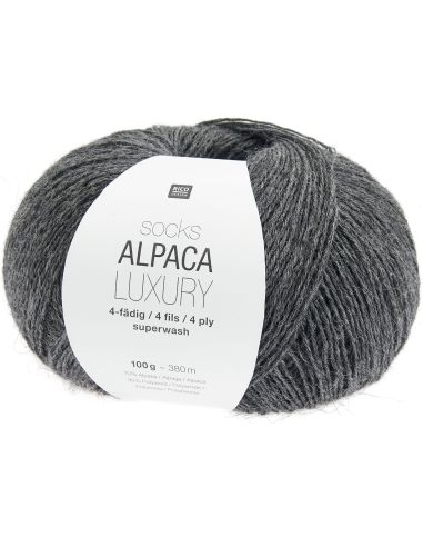 Alpaka Luxury 4-fädige Sockenwolle Rico Design