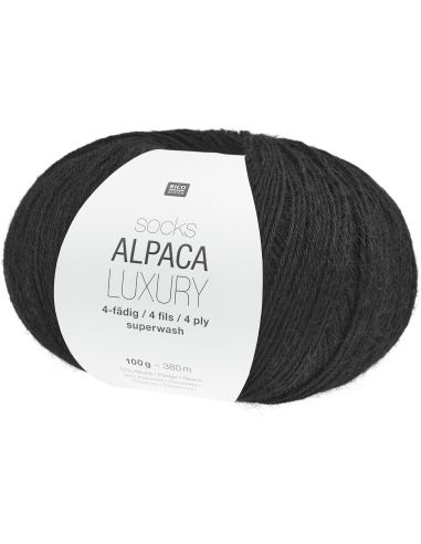 Alpaka Luxury 4-fädige Sockenwolle Rico Design