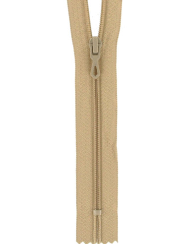 Nylon-Reißverschluss - Antilopenbeige