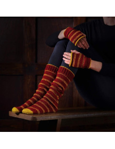 Harry Potter Strickset – Gryffindor Socken und Handschuhe