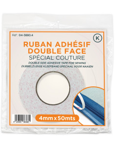 Doppelseitiges Klebeband speziell für Nähen 4 mm x 50 m