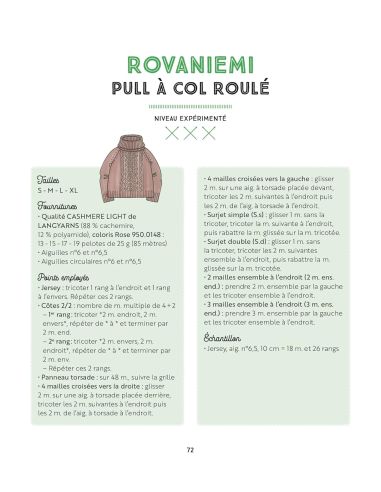 Nordische Strickmusterbuch - 12 Modelle zum Stricken für den Winter