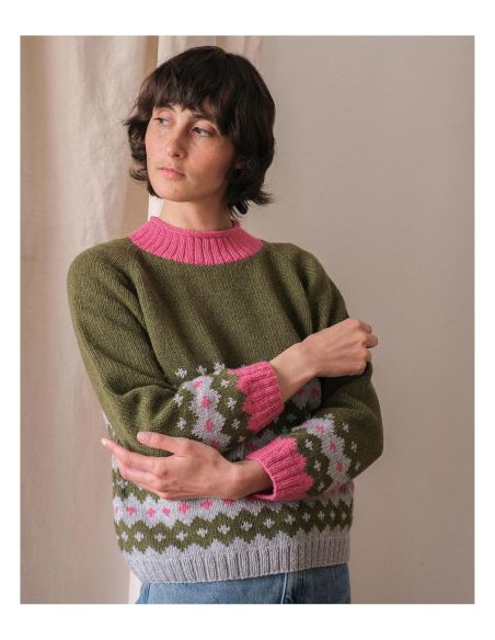 Nordische Strickmusterbuch - 12 Modelle zum Stricken für den Winter