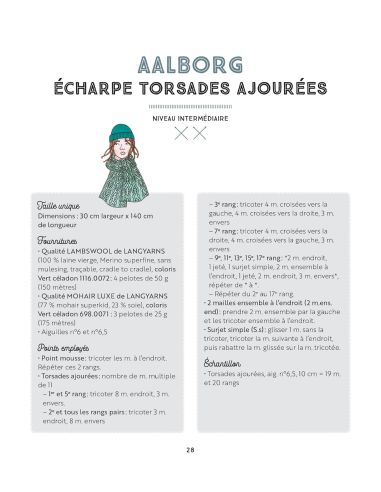 Nordische Strickmusterbuch - 12 Modelle zum Stricken für den Winter
