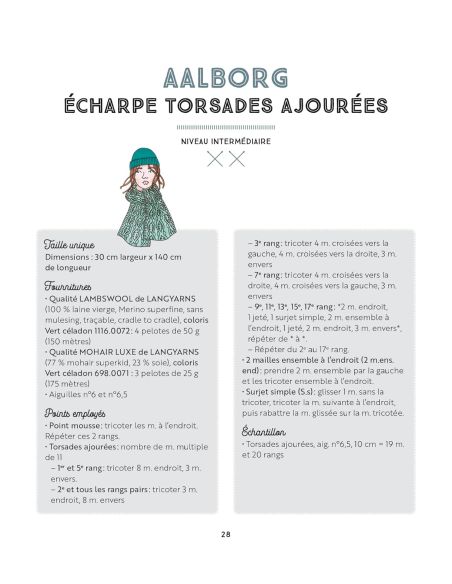 Nordische Strickmusterbuch - 12 Modelle zum Stricken für den Winter
