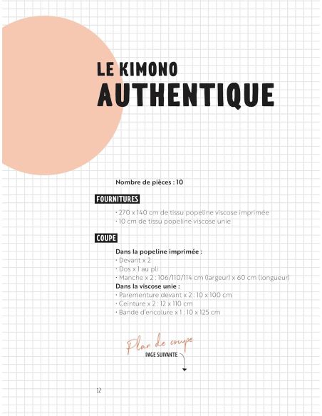 Buch Nähen Sie Ihre Kimonos - kleines Nähheft