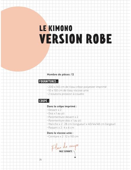 Buch Nähen Sie Ihre Kimonos - kleines Nähheft