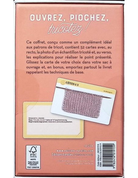Strickkartenset mit 52 Mustern
