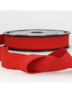 Köperband Baumwolle - Rot