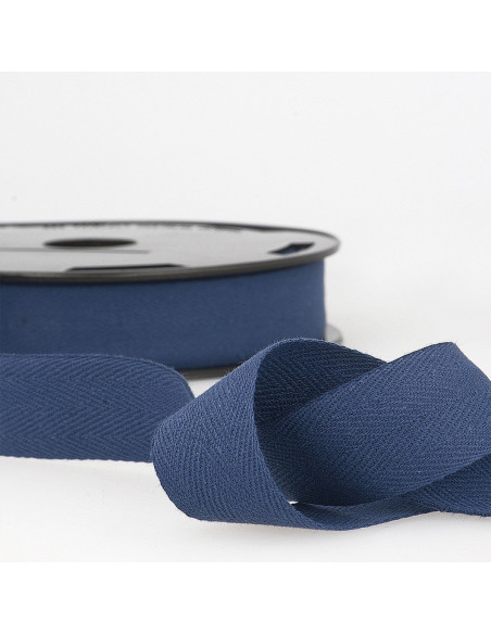 Köperband Baumwolle - Marineblau