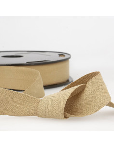 Köperband Baumwolle - Beige