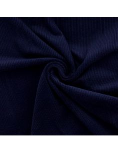 Baumwoll-Cordstoff - Marineblau