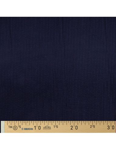Baumwoll-Cordstoff - Marineblau