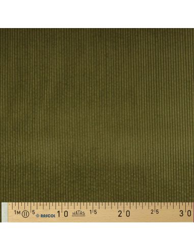 Baumwoll-Cordstoff - Oliv