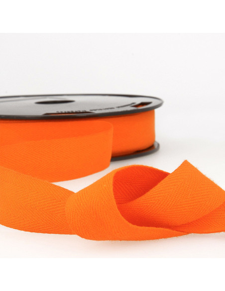 Köperband Baumwolle - Orange
