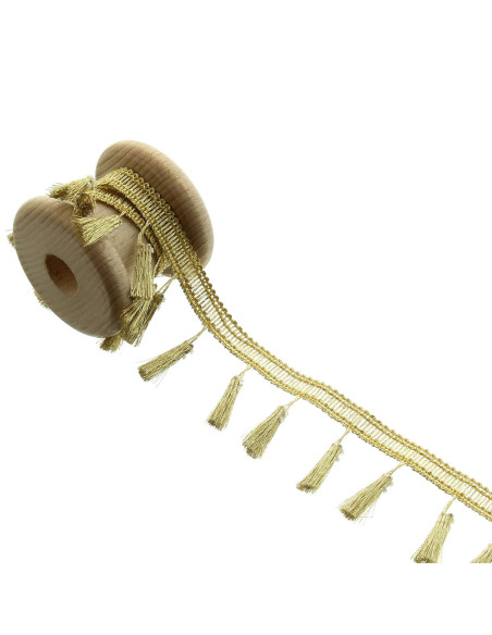 Lurex-Pompon-Galon - Gold