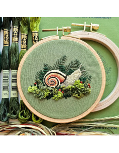 Kit broderie - Magic Snail