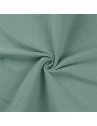 Rippstrick-Jersey-Stoff - Graugrün