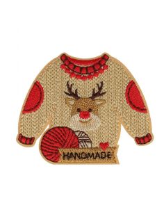 Bügelbild Weihnachts-Pullover