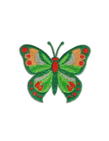 Bügelbild Schmetterling - Grün