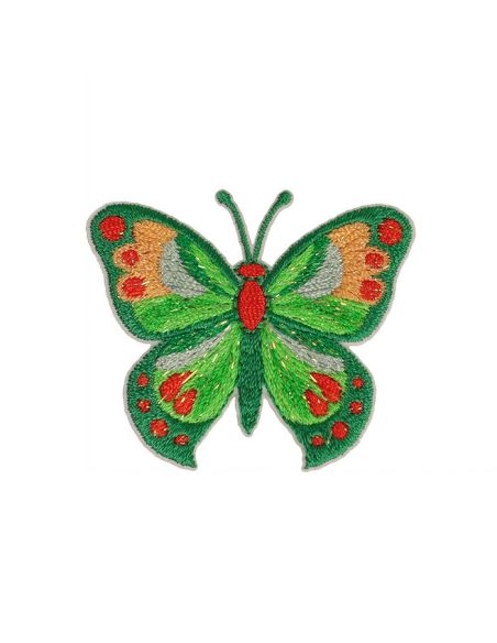 Bügelbild Schmetterling - Grün