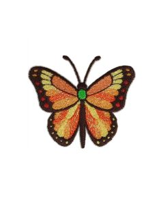 Bügelbild Schmetterling - Orange