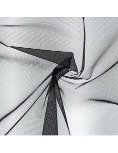 Schwarzes Futter Marquisette