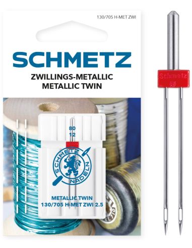 Doppelnadel Metall Schmetz