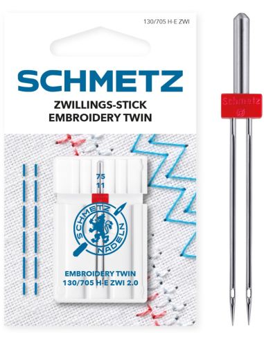 Doppelnadel zum Sticken Schmetz