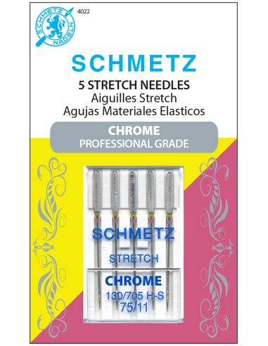 Chrom Stretch-Nadeln Schmetz
