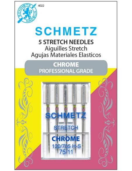 Chrom Stretch-Nadeln Schmetz