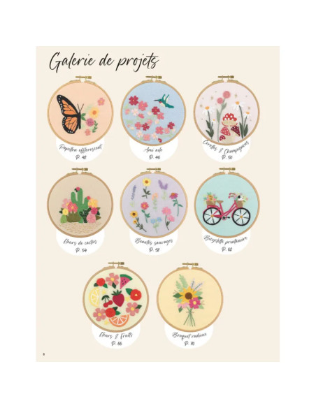 Buch über Blumenstickerei
