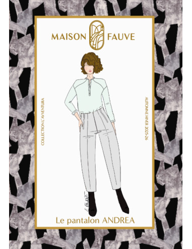 Andréa-Hosenschnittmuster - Maison Fauve