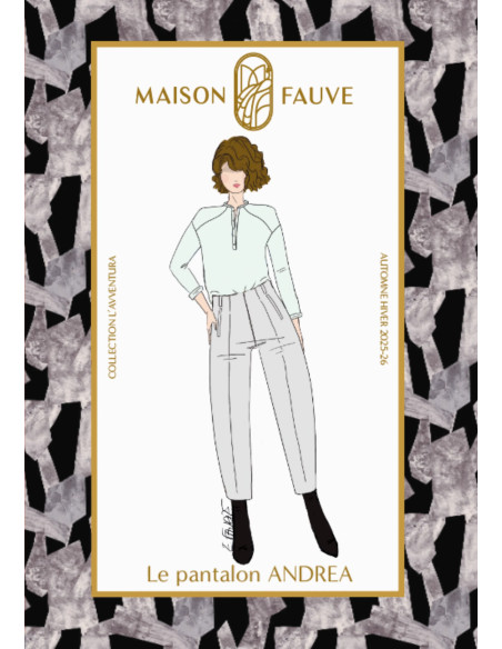 Andréa-Hosenschnittmuster - Maison Fauve
