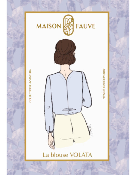 Blusenschnittmuster Volata - Maison Fauve