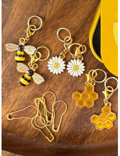 Satz von 12 Maschenmarkierern - Honeybee 2