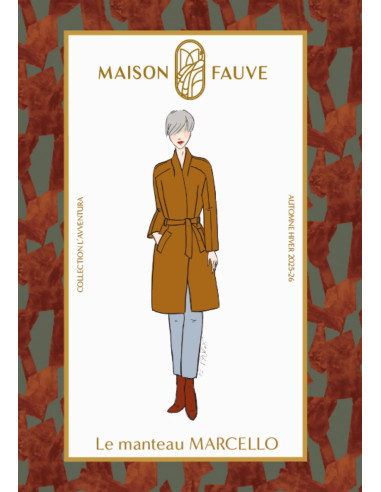 Mantelschnittmuster Marcello - Maison Fauve