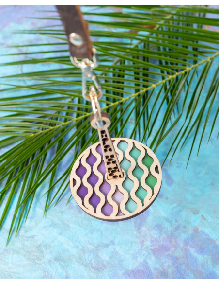 Armband mit Wollknäuelhalter - Funky Wave