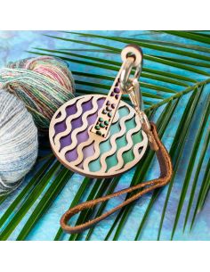 Armband mit Wollknäuelhalter - Funky Wave