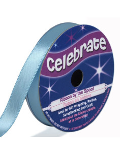 Satinband Celebrate Himmelblau - 9 mm x 6 Meter