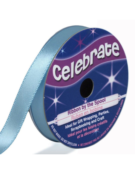 Satinband Celebrate Himmelblau - 9 mm x 6 Meter