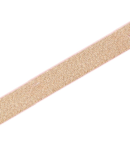 Elastisch Farbe Gold oder Rosa 25 mm