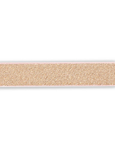 Elastisch Farbe Gold oder Rosa 25 mm