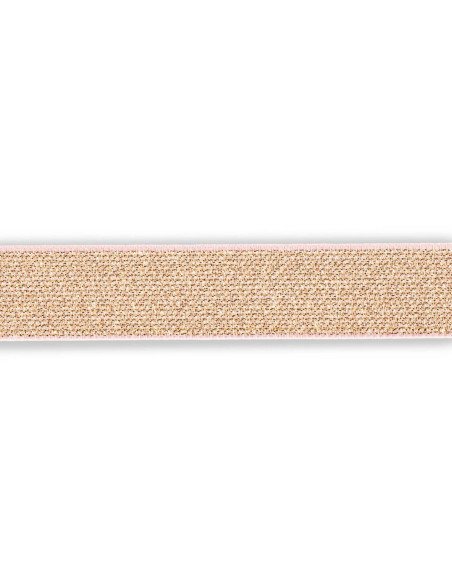 Elastisch Farbe Gold oder Rosa 25 mm