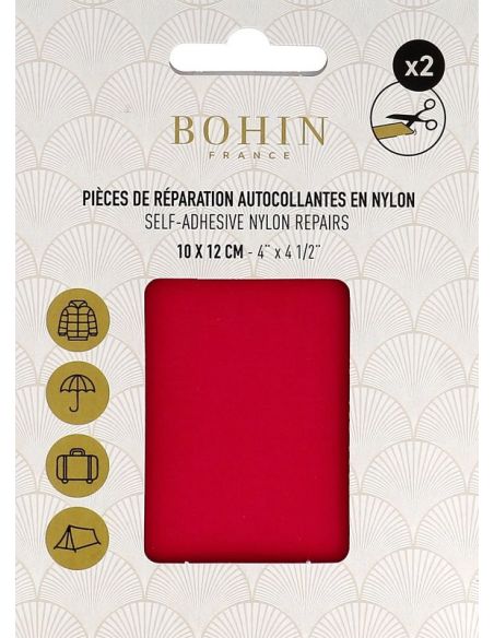 Selbstklebende Nylon-Reparaturflicken Bohin - Fuchsia Rosa