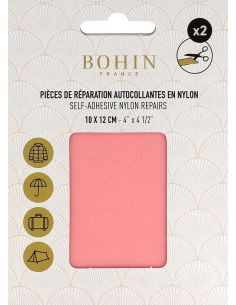 Selbstklebende Nylon-Reparaturflicken Bohin - Pastellrosa