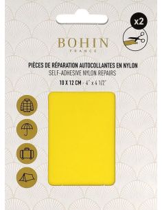 Selbstklebende Nylon-Reparaturflicken Bohin - Gelb