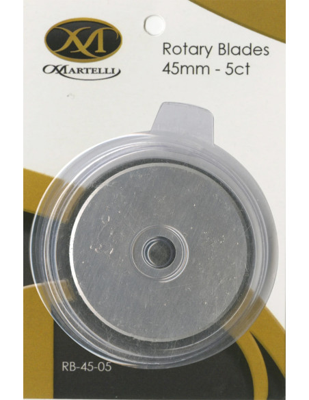 5 Ersatzklingen für Martelli Rollschneider - 45 mm
